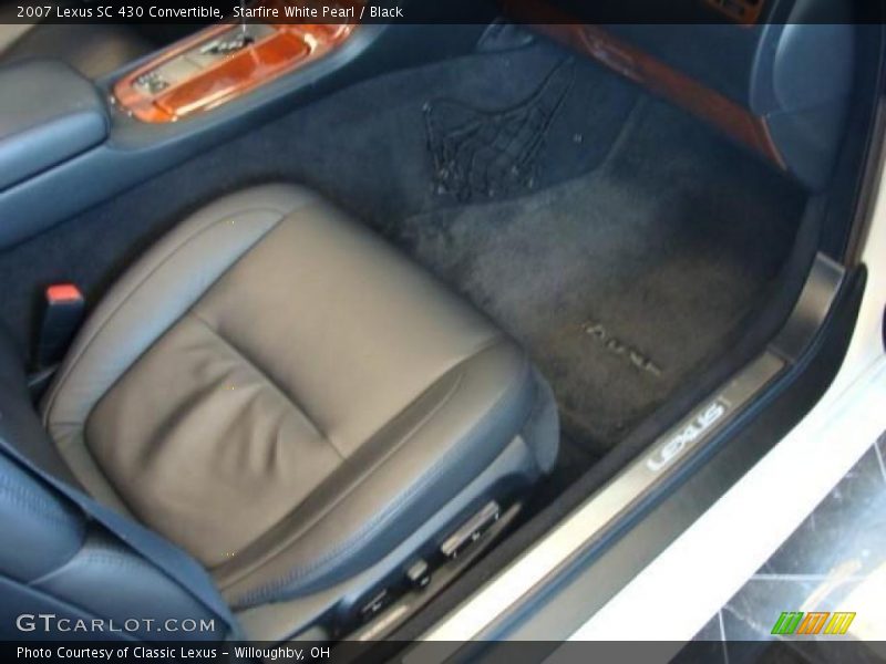 Starfire White Pearl / Black 2007 Lexus SC 430 Convertible