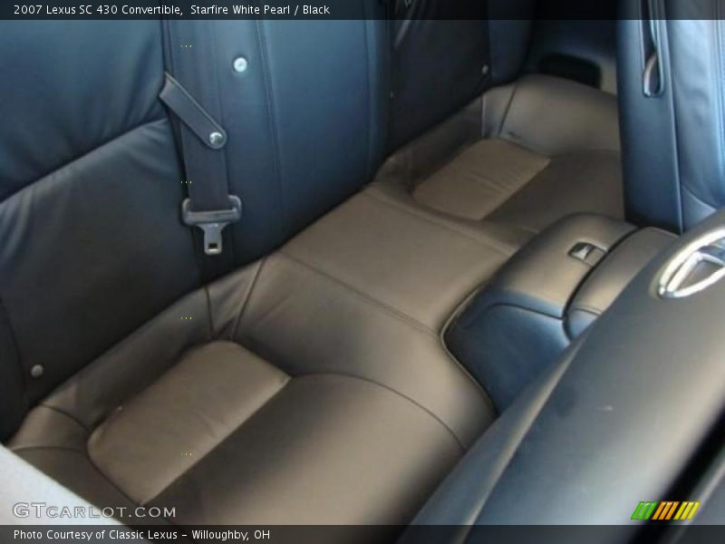 Starfire White Pearl / Black 2007 Lexus SC 430 Convertible