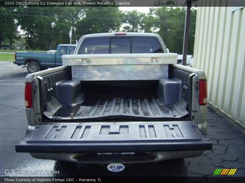 Pewter Metallic / Graphite 2003 GMC Sonoma SLS Extended Cab 4x4