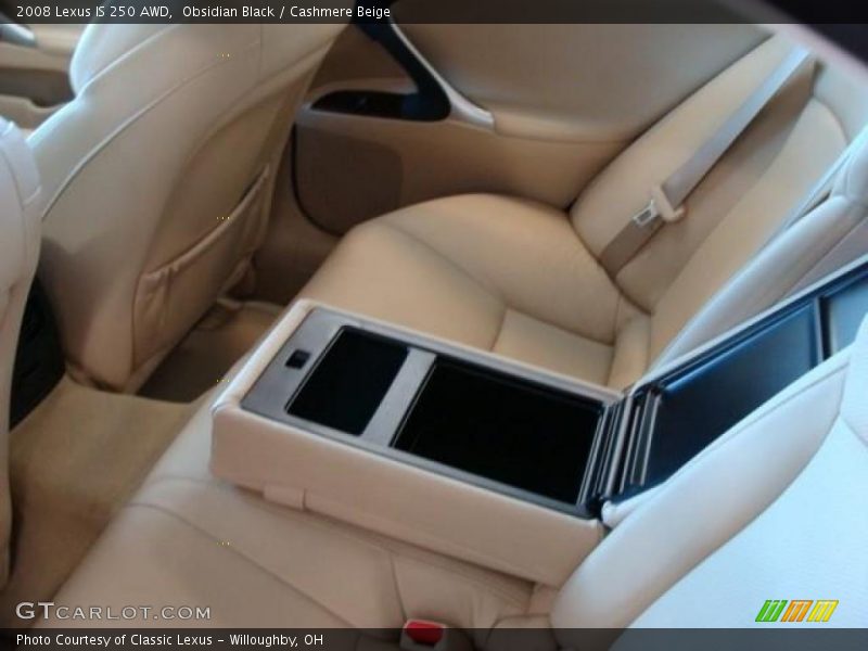 Obsidian Black / Cashmere Beige 2008 Lexus IS 250 AWD