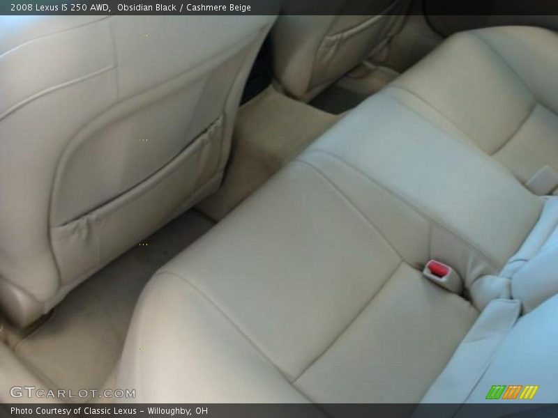 Obsidian Black / Cashmere Beige 2008 Lexus IS 250 AWD
