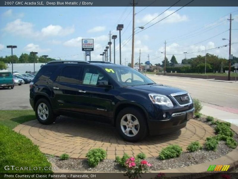 Deep Blue Metallic / Ebony 2007 GMC Acadia SLE