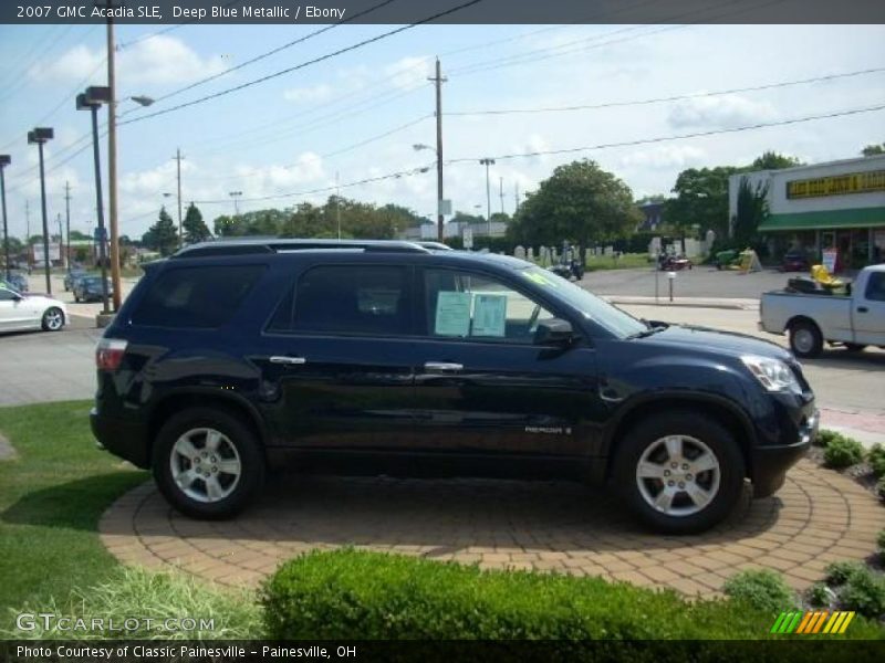 Deep Blue Metallic / Ebony 2007 GMC Acadia SLE