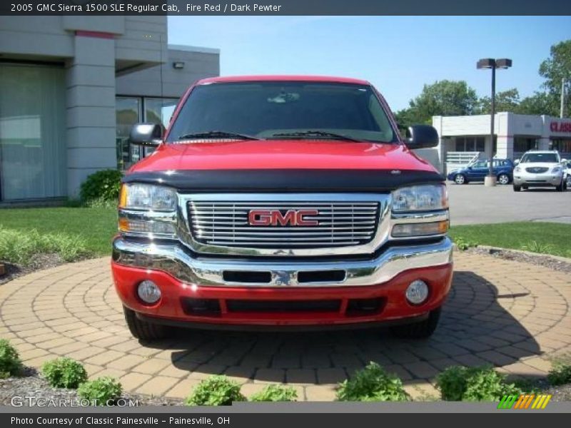 Fire Red / Dark Pewter 2005 GMC Sierra 1500 SLE Regular Cab