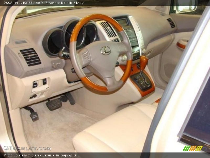 Savannah Metallic / Ivory 2008 Lexus RX 350 AWD