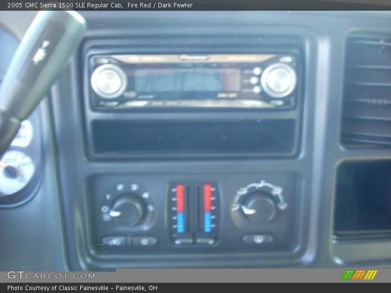 Fire Red / Dark Pewter 2005 GMC Sierra 1500 SLE Regular Cab