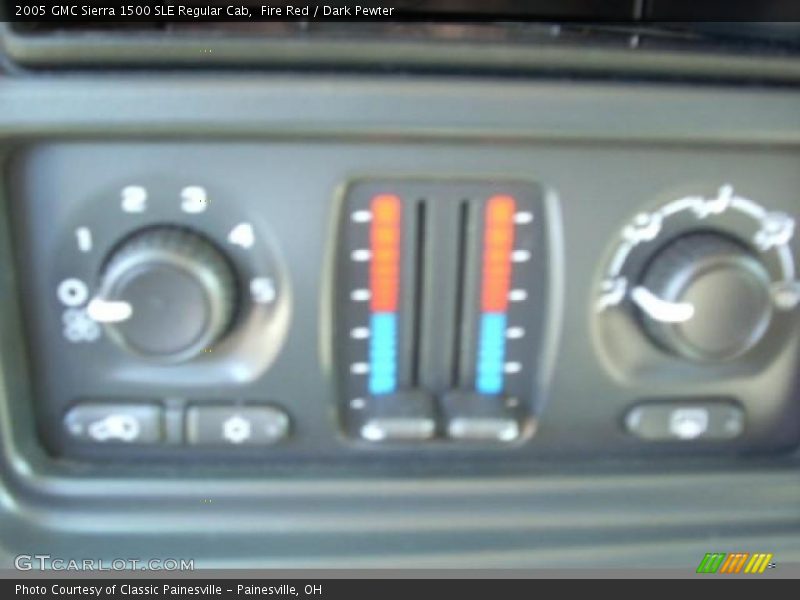 Fire Red / Dark Pewter 2005 GMC Sierra 1500 SLE Regular Cab