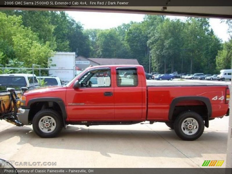 Fire Red / Dark Pewter 2006 GMC Sierra 2500HD SL Extended Cab 4x4