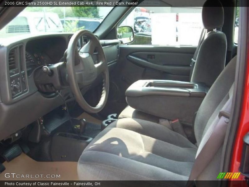 Fire Red / Dark Pewter 2006 GMC Sierra 2500HD SL Extended Cab 4x4