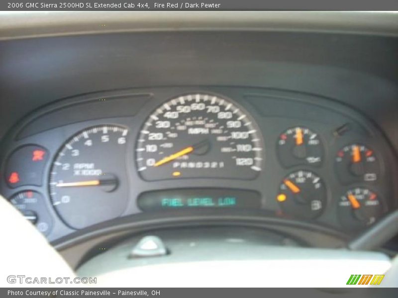 Fire Red / Dark Pewter 2006 GMC Sierra 2500HD SL Extended Cab 4x4