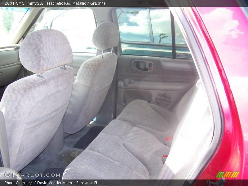Magnetic Red Metallic / Graphite 2001 GMC Jimmy SLE