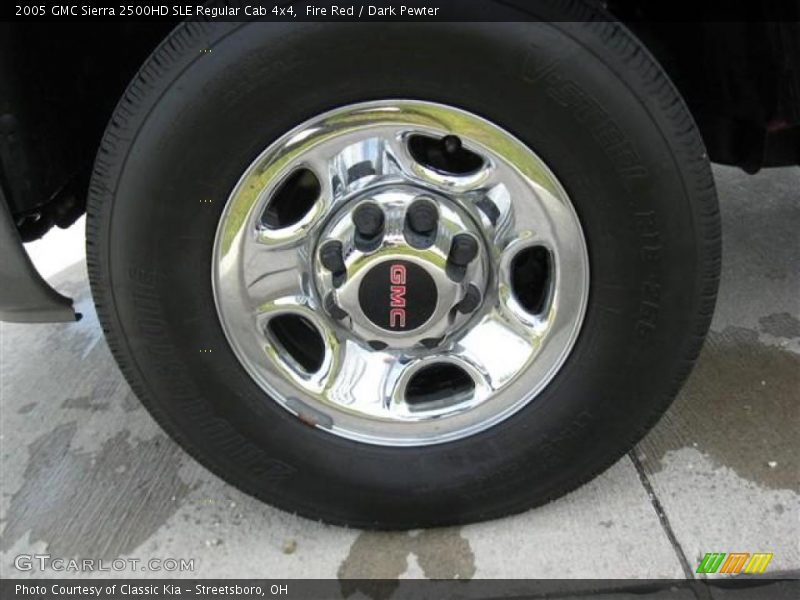 Fire Red / Dark Pewter 2005 GMC Sierra 2500HD SLE Regular Cab 4x4