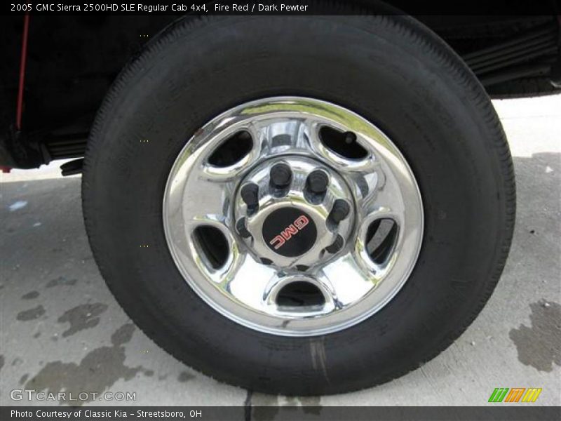 Fire Red / Dark Pewter 2005 GMC Sierra 2500HD SLE Regular Cab 4x4