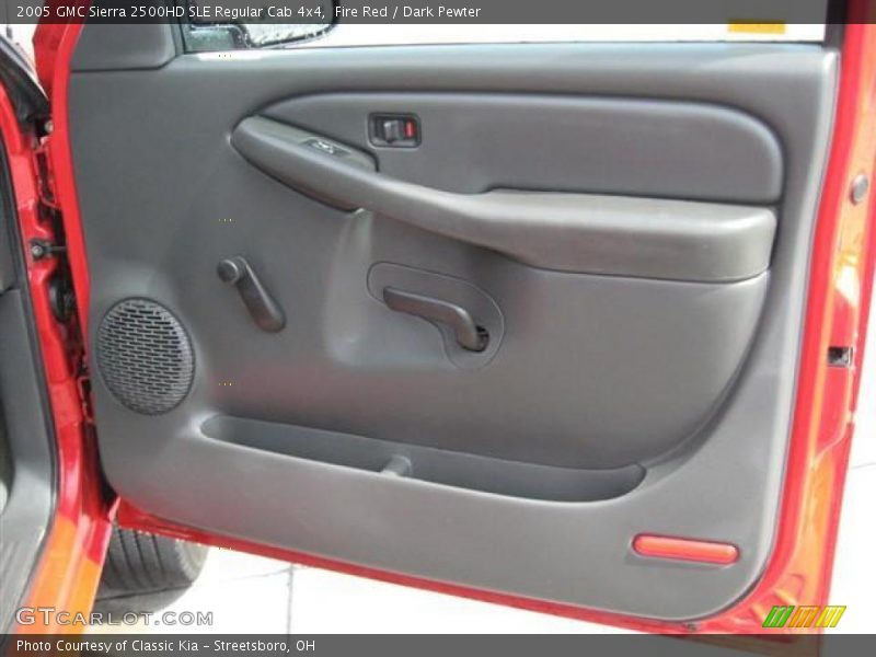 Fire Red / Dark Pewter 2005 GMC Sierra 2500HD SLE Regular Cab 4x4