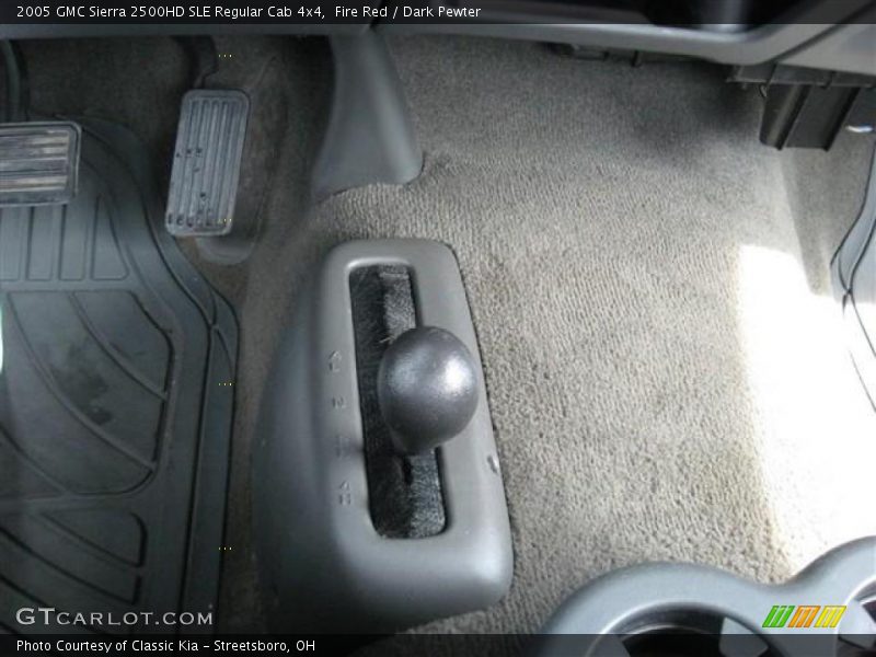 Fire Red / Dark Pewter 2005 GMC Sierra 2500HD SLE Regular Cab 4x4