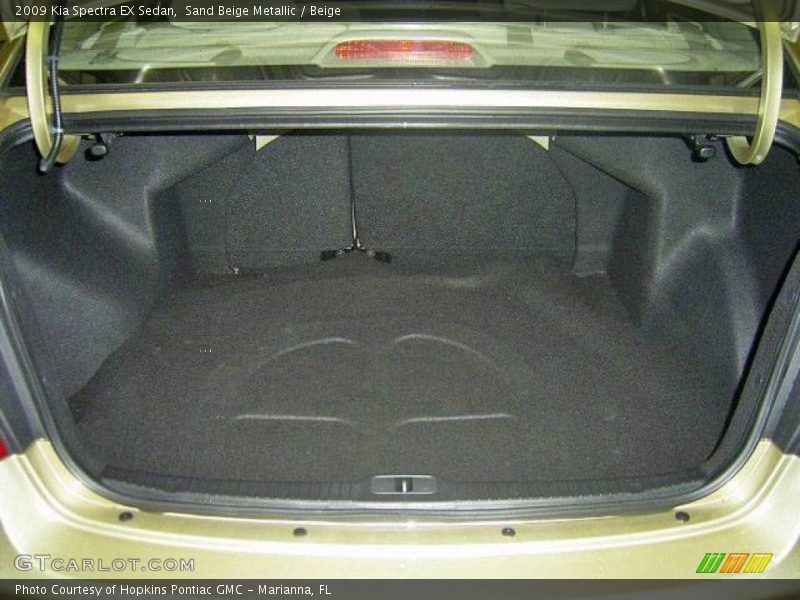 Sand Beige Metallic / Beige 2009 Kia Spectra EX Sedan