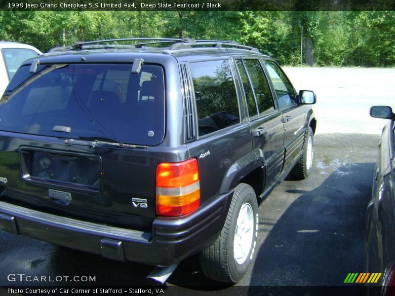 Deep Slate Pearlcoat / Black 1998 Jeep Grand Cherokee 5.9 Limited 4x4