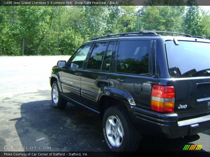 Deep Slate Pearlcoat / Black 1998 Jeep Grand Cherokee 5.9 Limited 4x4