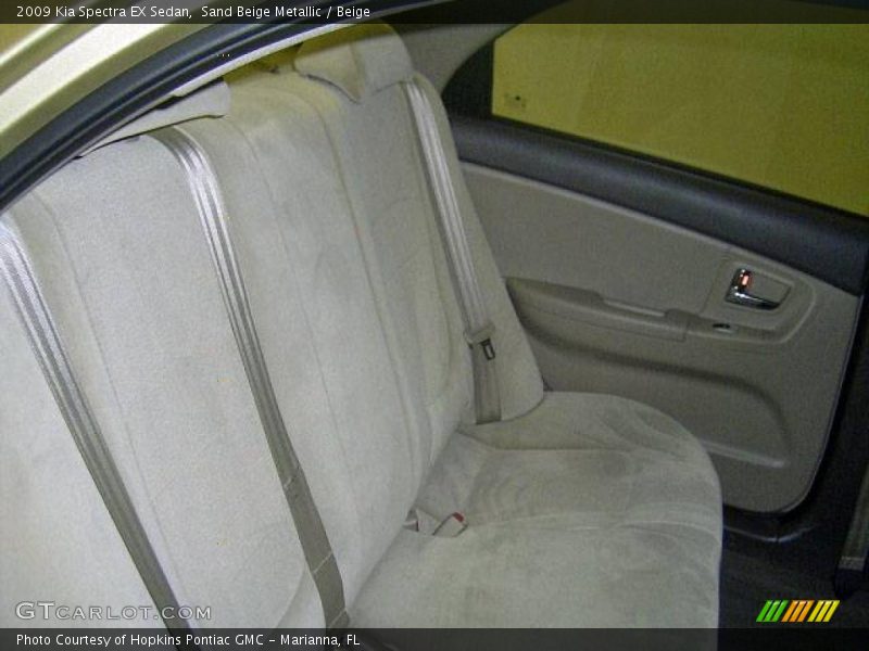 Sand Beige Metallic / Beige 2009 Kia Spectra EX Sedan