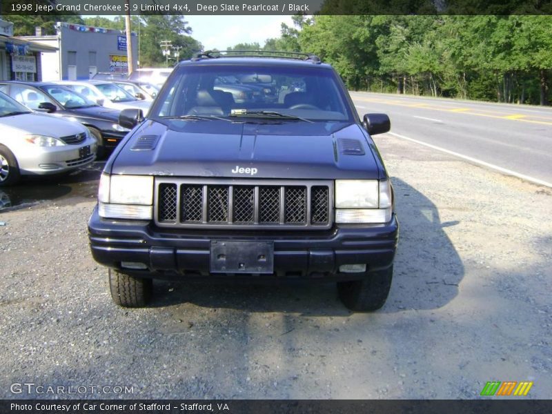 Deep Slate Pearlcoat / Black 1998 Jeep Grand Cherokee 5.9 Limited 4x4