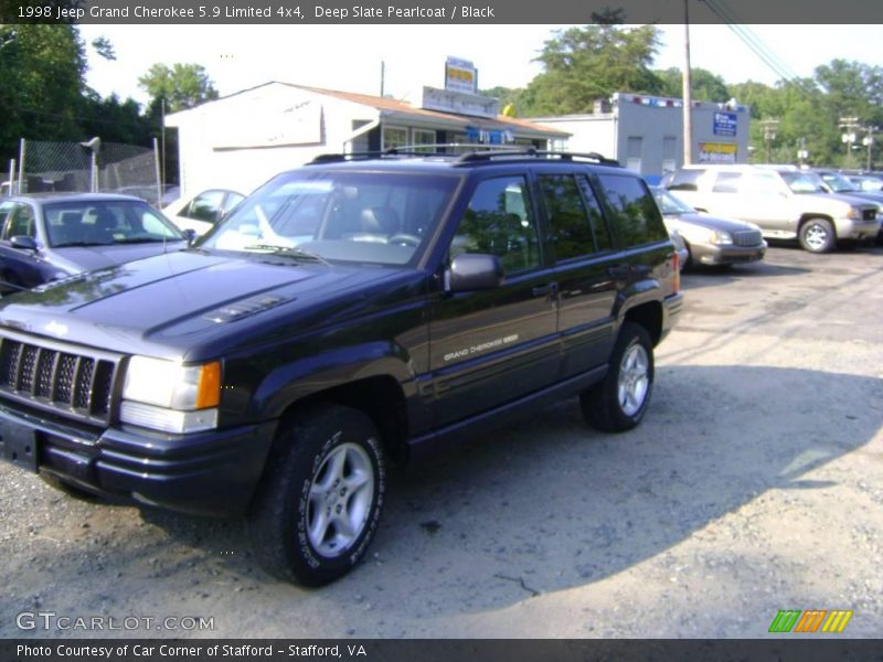 Deep Slate Pearlcoat / Black 1998 Jeep Grand Cherokee 5.9 Limited 4x4