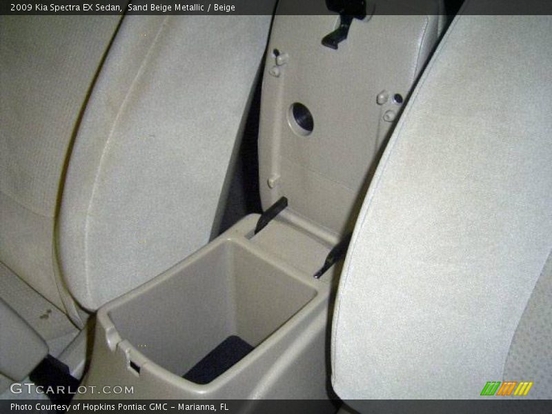 Sand Beige Metallic / Beige 2009 Kia Spectra EX Sedan