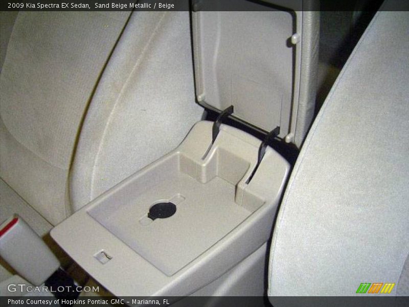 Sand Beige Metallic / Beige 2009 Kia Spectra EX Sedan