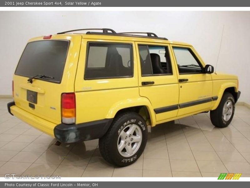 Solar Yellow / Agate 2001 Jeep Cherokee Sport 4x4