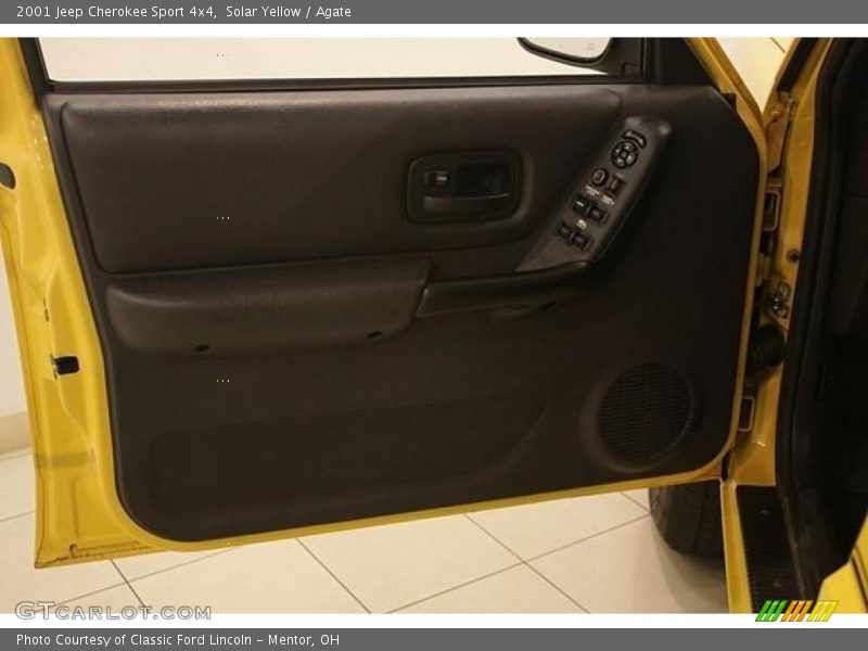 Solar Yellow / Agate 2001 Jeep Cherokee Sport 4x4