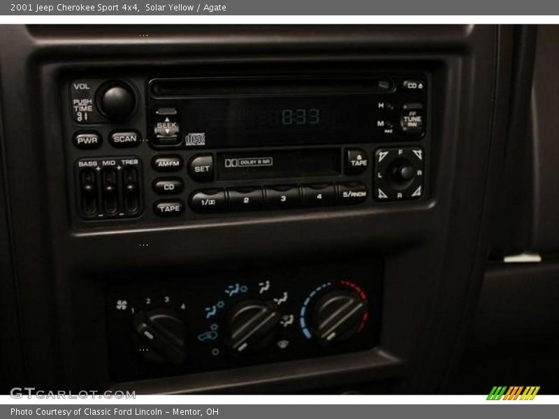 Solar Yellow / Agate 2001 Jeep Cherokee Sport 4x4