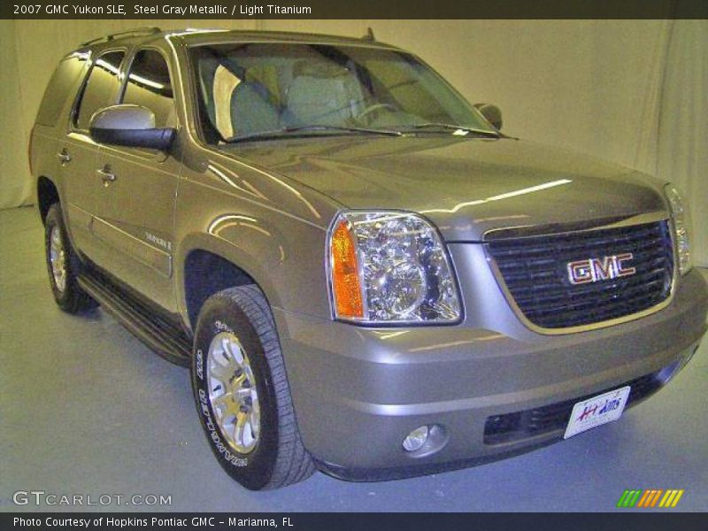 Steel Gray Metallic / Light Titanium 2007 GMC Yukon SLE