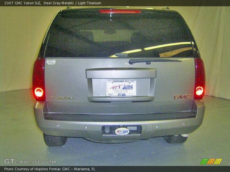 Steel Gray Metallic / Light Titanium 2007 GMC Yukon SLE