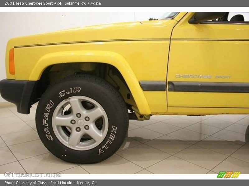 Solar Yellow / Agate 2001 Jeep Cherokee Sport 4x4
