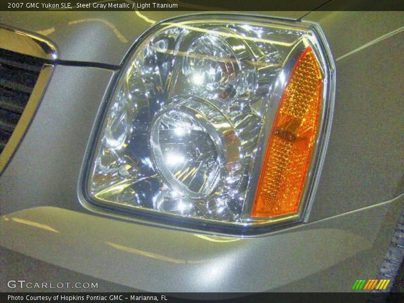 Steel Gray Metallic / Light Titanium 2007 GMC Yukon SLE