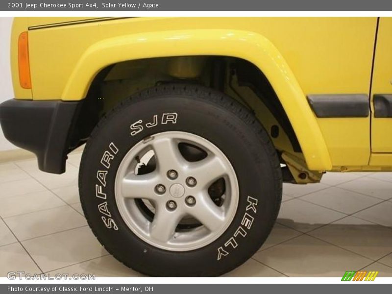 Solar Yellow / Agate 2001 Jeep Cherokee Sport 4x4