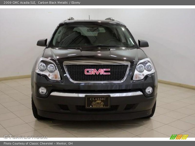 Carbon Black Metallic / Ebony 2009 GMC Acadia SLE
