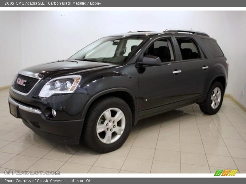 Carbon Black Metallic / Ebony 2009 GMC Acadia SLE