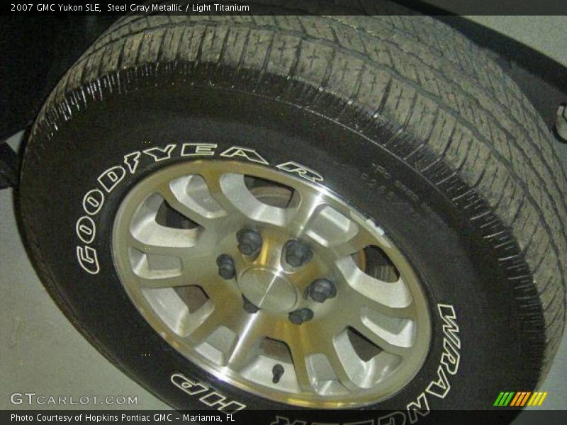 Steel Gray Metallic / Light Titanium 2007 GMC Yukon SLE