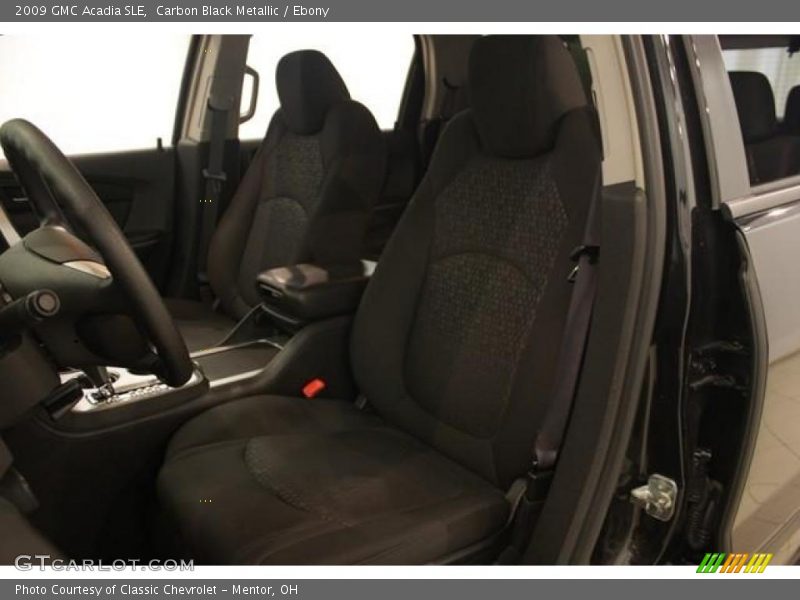 Carbon Black Metallic / Ebony 2009 GMC Acadia SLE