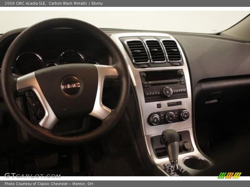 Carbon Black Metallic / Ebony 2009 GMC Acadia SLE