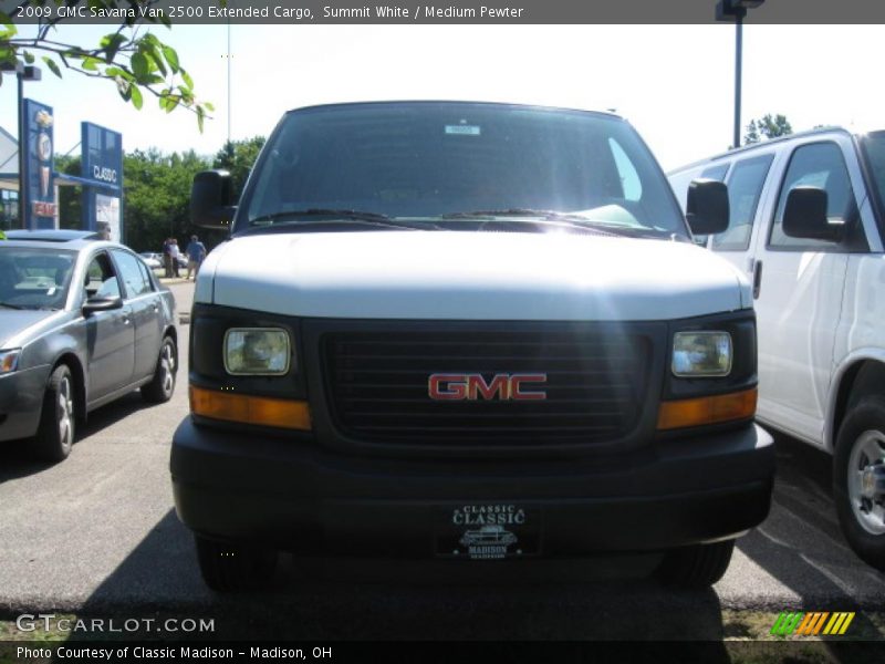Summit White / Medium Pewter 2009 GMC Savana Van 2500 Extended Cargo