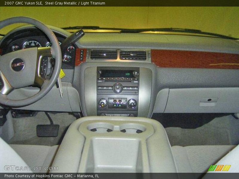 Steel Gray Metallic / Light Titanium 2007 GMC Yukon SLE
