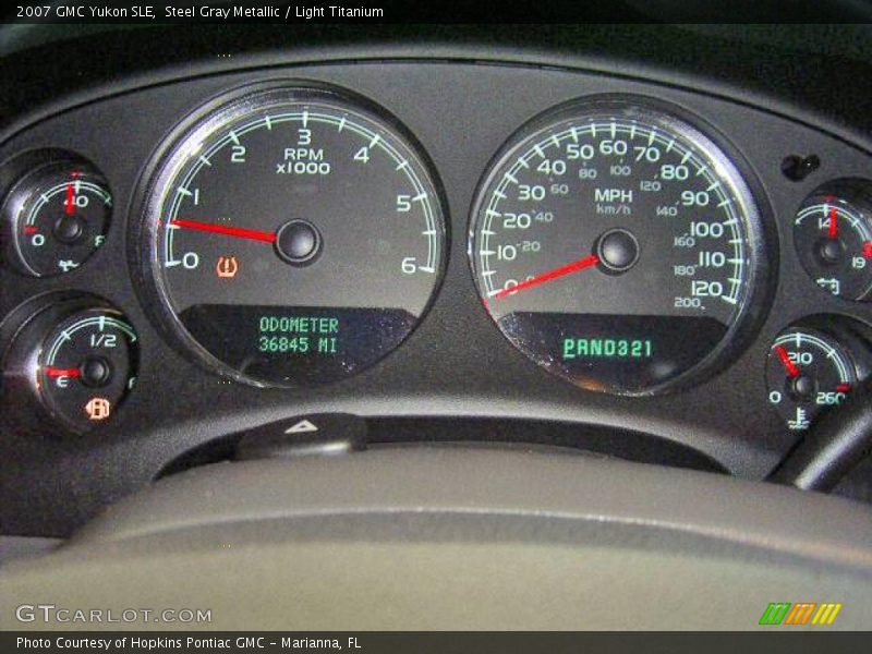 Steel Gray Metallic / Light Titanium 2007 GMC Yukon SLE