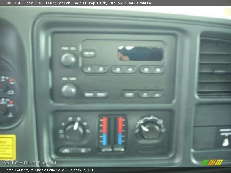 Fire Red / Dark Titanium 2007 GMC Sierra 3500HD Regular Cab Chassis Dump Truck