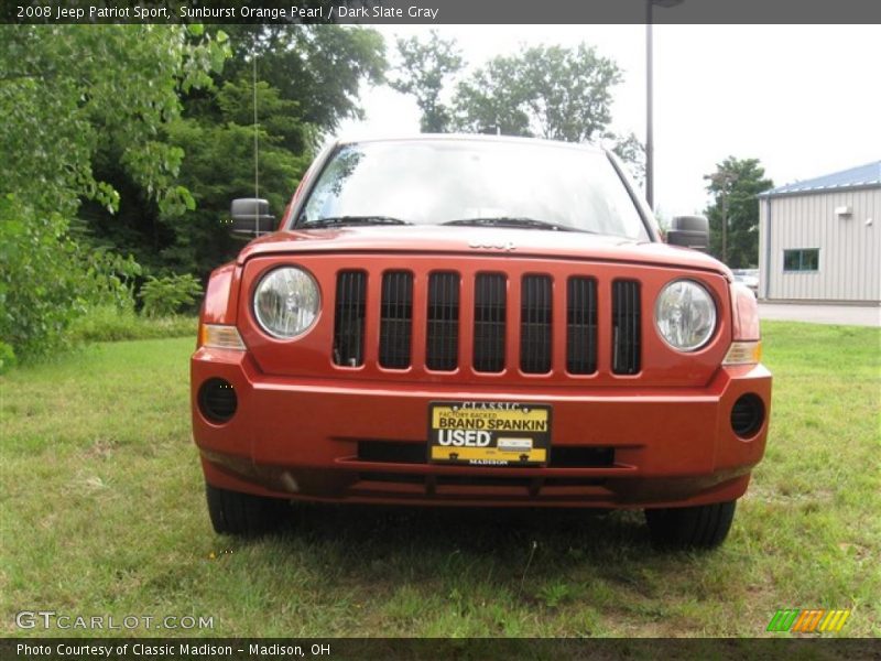 Sunburst Orange Pearl / Dark Slate Gray 2008 Jeep Patriot Sport