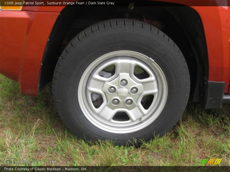 Sunburst Orange Pearl / Dark Slate Gray 2008 Jeep Patriot Sport