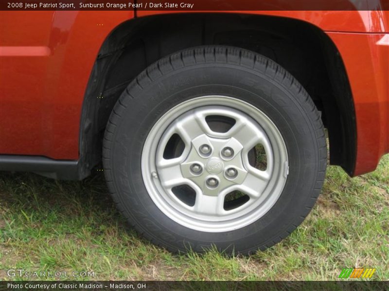 Sunburst Orange Pearl / Dark Slate Gray 2008 Jeep Patriot Sport