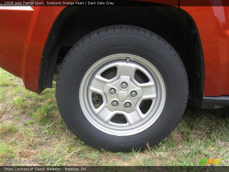 Sunburst Orange Pearl / Dark Slate Gray 2008 Jeep Patriot Sport