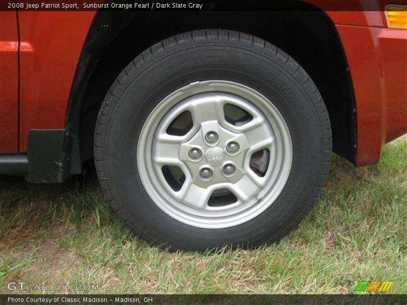 Sunburst Orange Pearl / Dark Slate Gray 2008 Jeep Patriot Sport