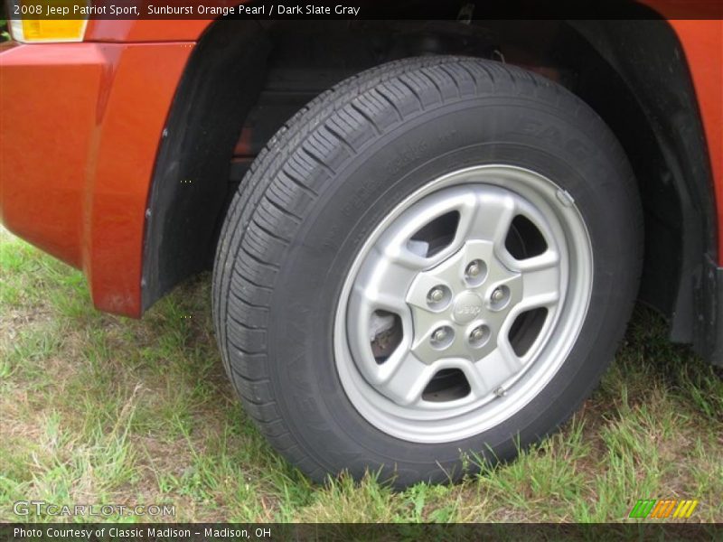 Sunburst Orange Pearl / Dark Slate Gray 2008 Jeep Patriot Sport